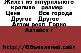 Жилет из натурального кролика,44размер › Цена ­ 500 - Все города Другое » Другое   . Алтай респ.,Горно-Алтайск г.